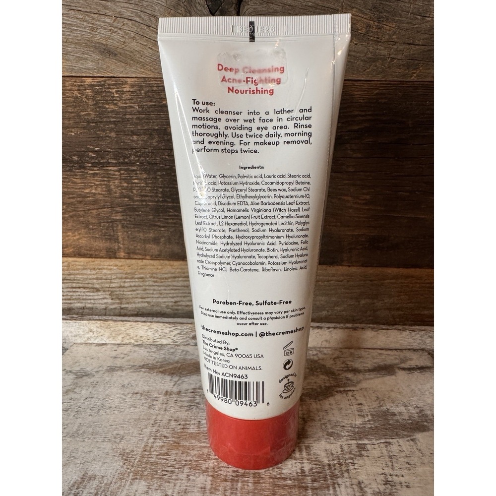 The Crème Shop What Acne 2-in-1 Cleanser K-Beauty 5 oz DISCONTINUED - Picture 2 of 2